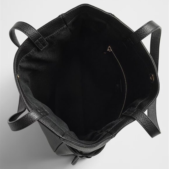 NWT Banana Republic Vegan Drawstring Tote (orig. $125) - Picture 4 of 5